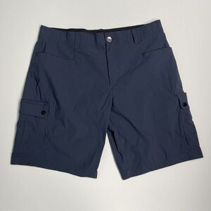 Orvis Shorts Voyager Tech Cargo Pockets Nylon Stretch Navy Men’s Size 38